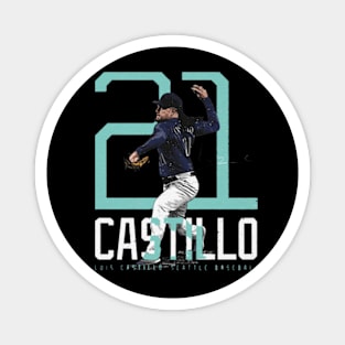 Luis Castillo Seattle Bold Number Magnet